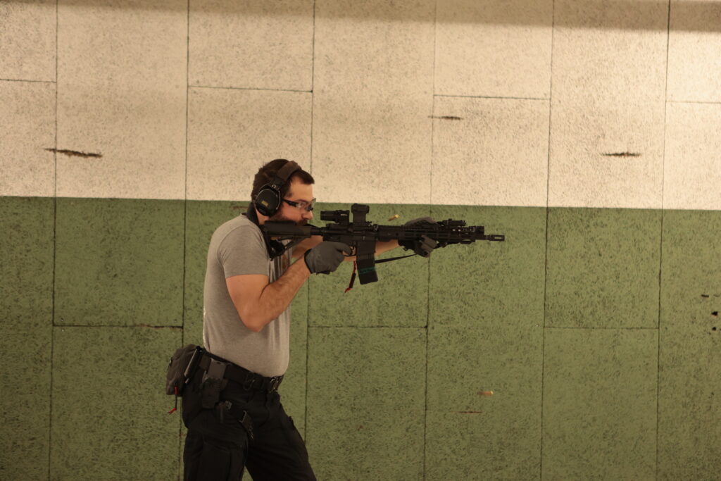In the course: Martin Thaler Dynamic Carbine Module 2 With focus on the target: Martin Thaler demonstrates. ©Military News/Bendl