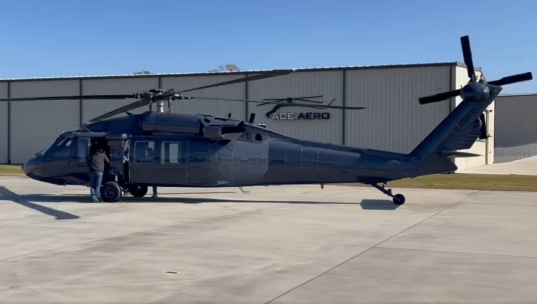 Black Hawk-Helikopter – ©Ace Aeronautics