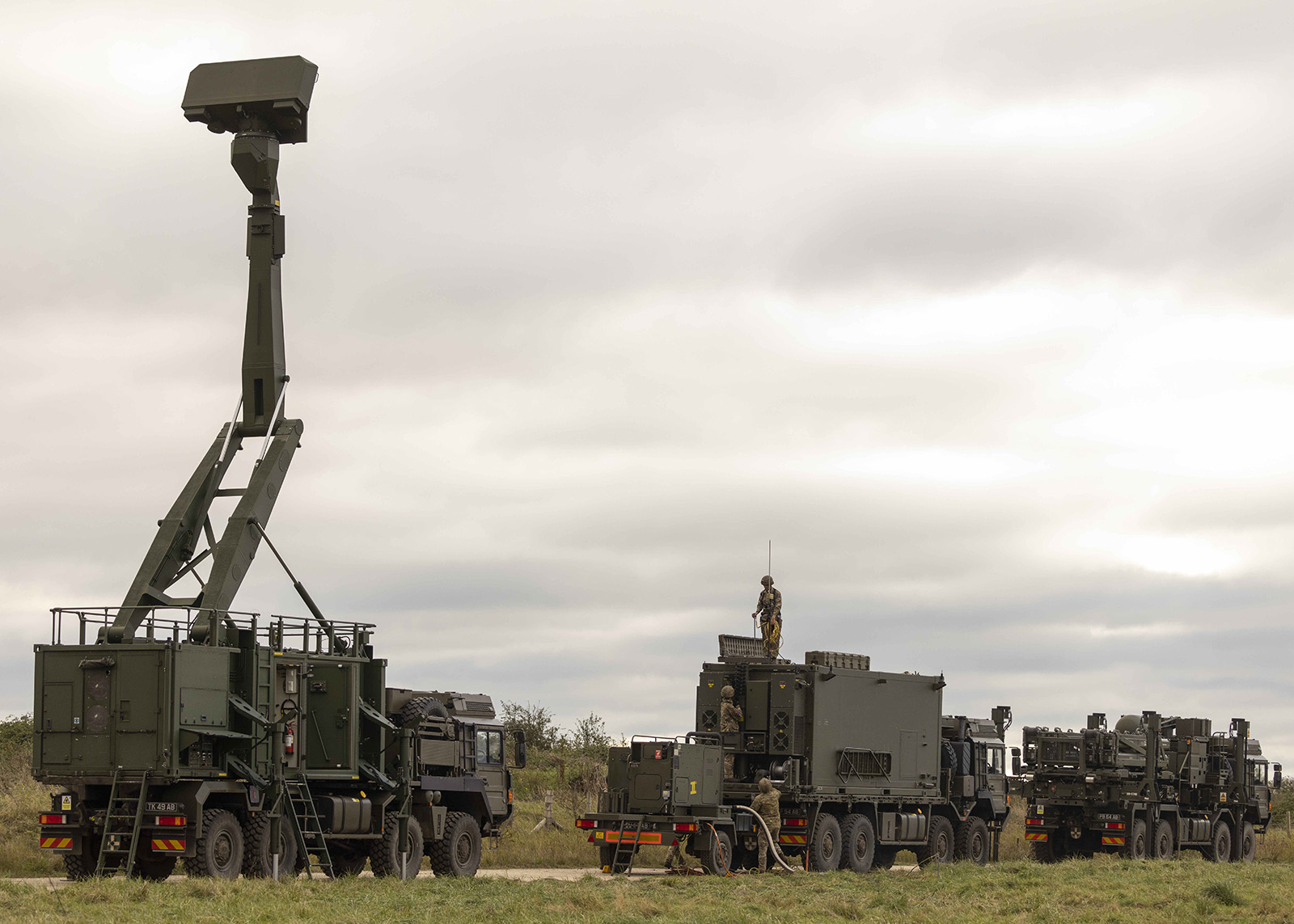 Das britische Sky Sabre-Mittelstrecken-Fliegerabwehr-System basierend auf der CAMM-ER Rakete – ©UK MoD Das britische Sky Sabre-Mittelstrecken-Fliegerabwehr-System basierend auf der CAMM-ER Rakete – ©UK MoD