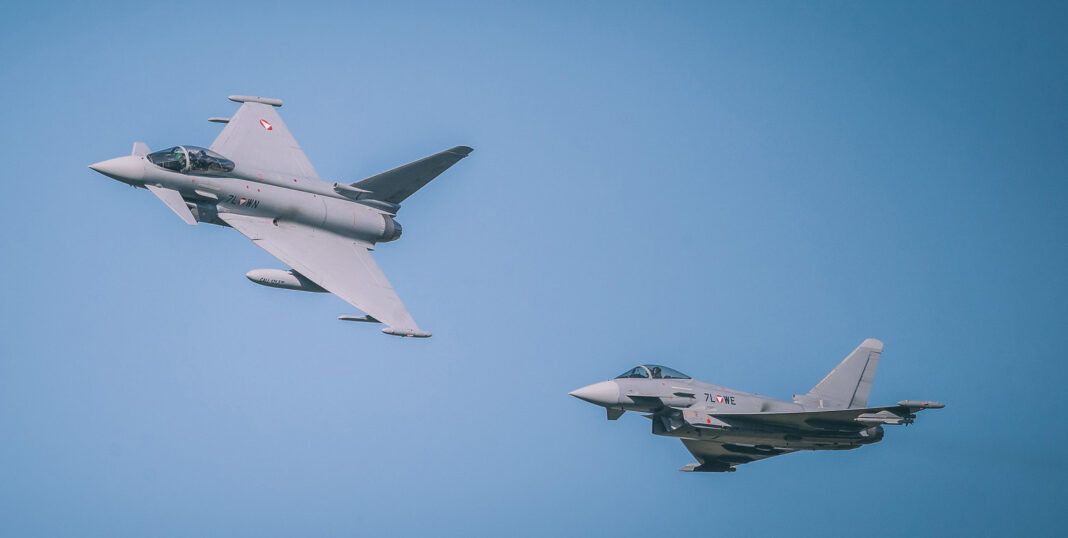 Eurofighter des österreichischen Bundesheeres – ©Bundesheer/Trippolt