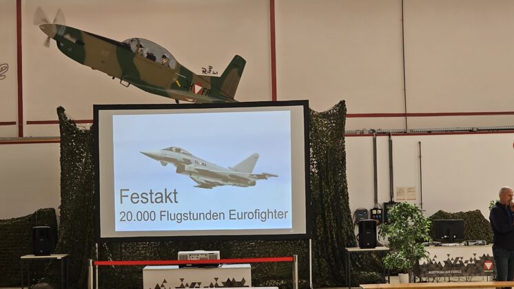 Festakt zu 20.000 Flugstunden Eurofighter – ©Militär Aktuell/Zacharias