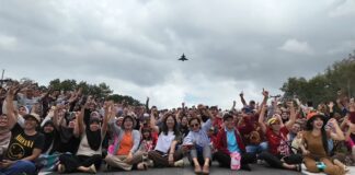 Thailand: Saab Gripen exercise becomes a spectacle for the public Thailändische Luftwaffe: Übung von Gripen-Einsatz von Autobahn – ©RTAF Insider