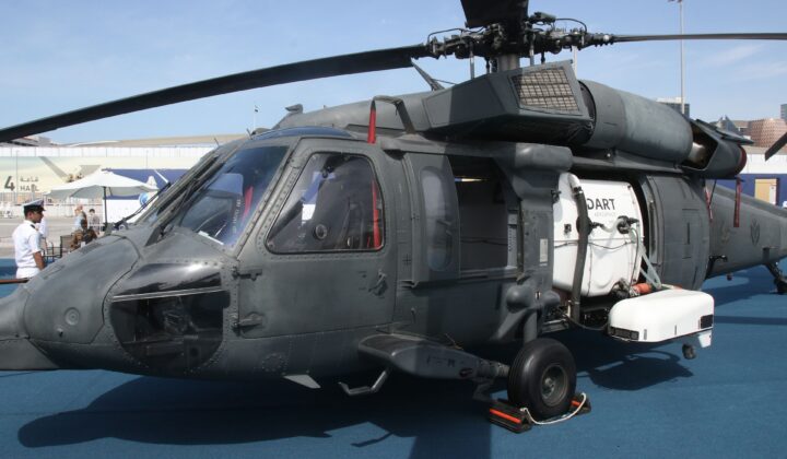 UH-60L Black Hawk zur Brandbekämpfung – ©Georg Mader