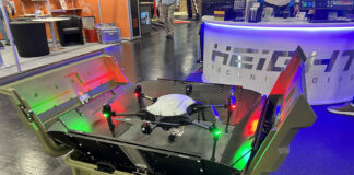 Height Technologies lässt Drohnen aus der Box starten EZ-Drohne von Height Technologies – ©Stefan Tesch