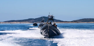 Croatian and American special forces exercise together at sea ©MORH/F. Klen