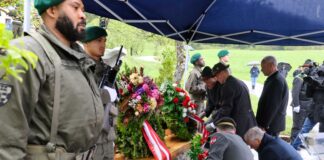 Commemoration in Adnet: 80 years since the end of the war ©Bundesheer/Riedlsperger