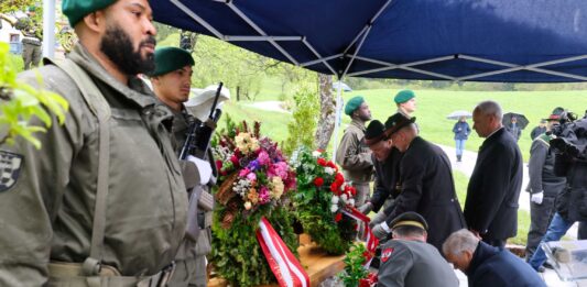 Gedenkfeier in Adnet: 80 Jahre Kriegsende – ©Bundesheer/Riedlsperger