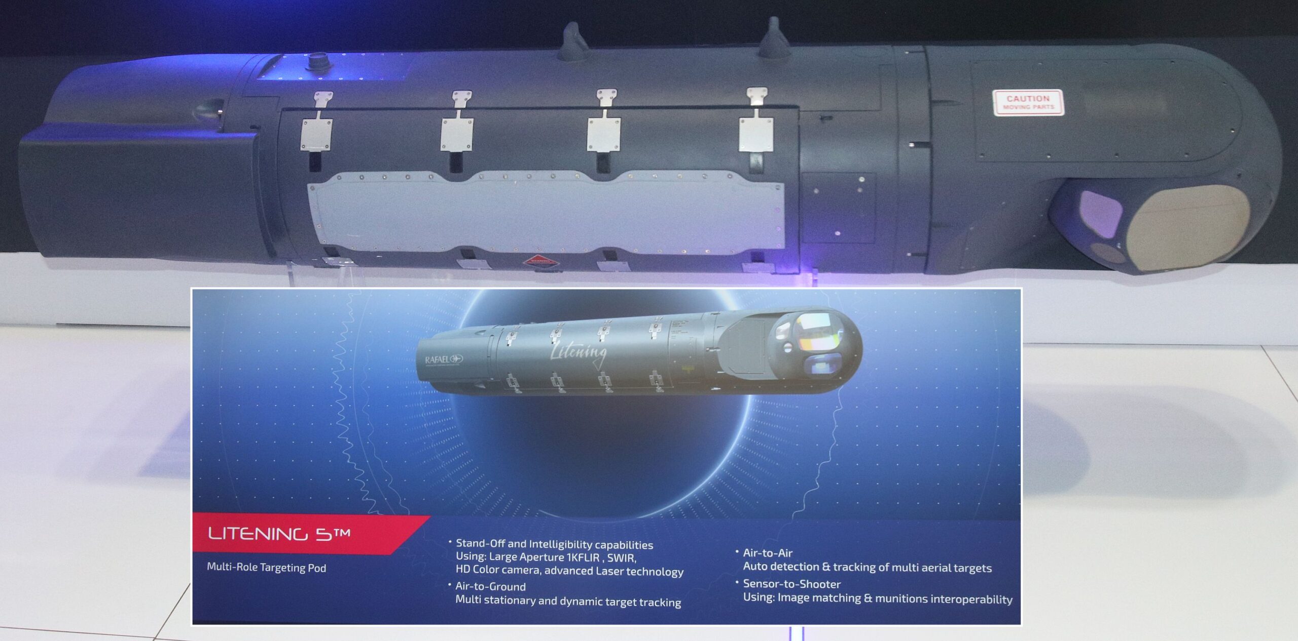 Litening V-Pod from Rafael - ©Georg Mader Litening V-Pod from Rafael - ©Georg Mader