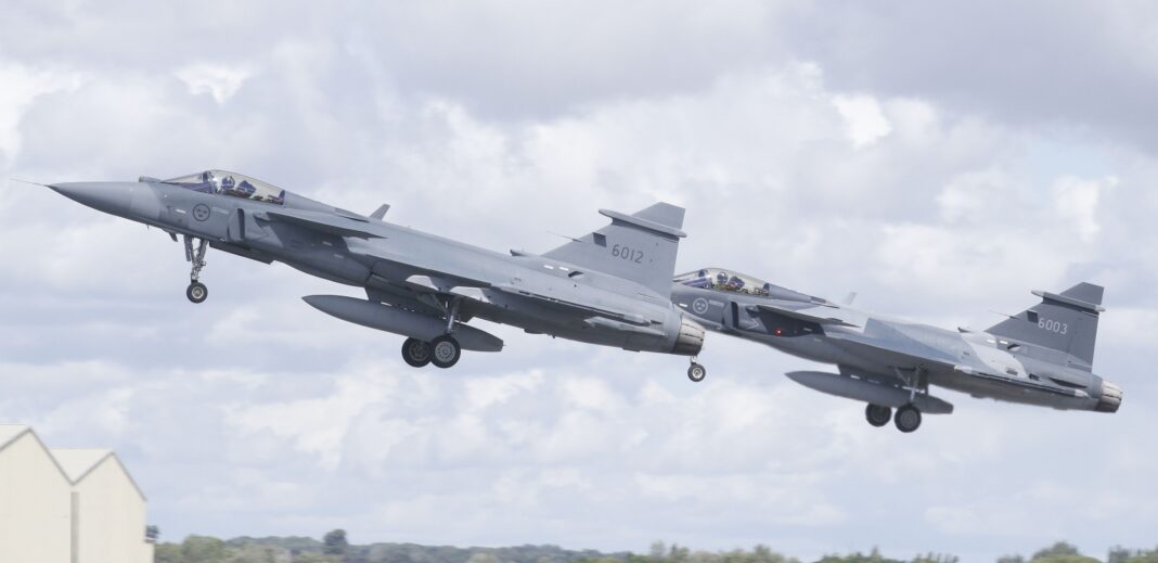 Gripen E beim Start – ©Georg Mader