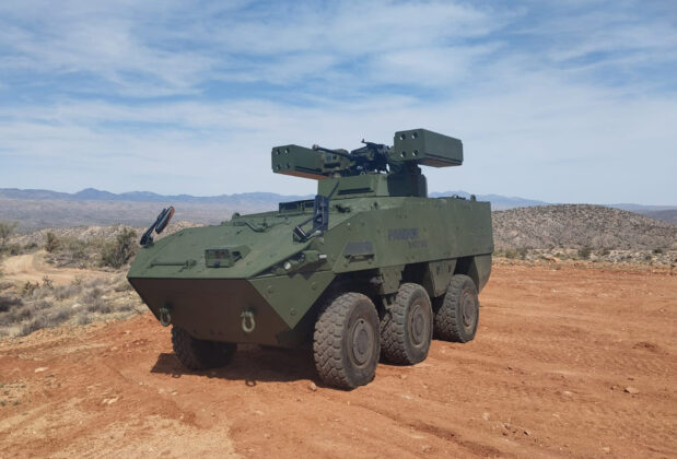 Pandur Evolution mit Moog-Turm - &copy;Milit&auml;r Aktuell