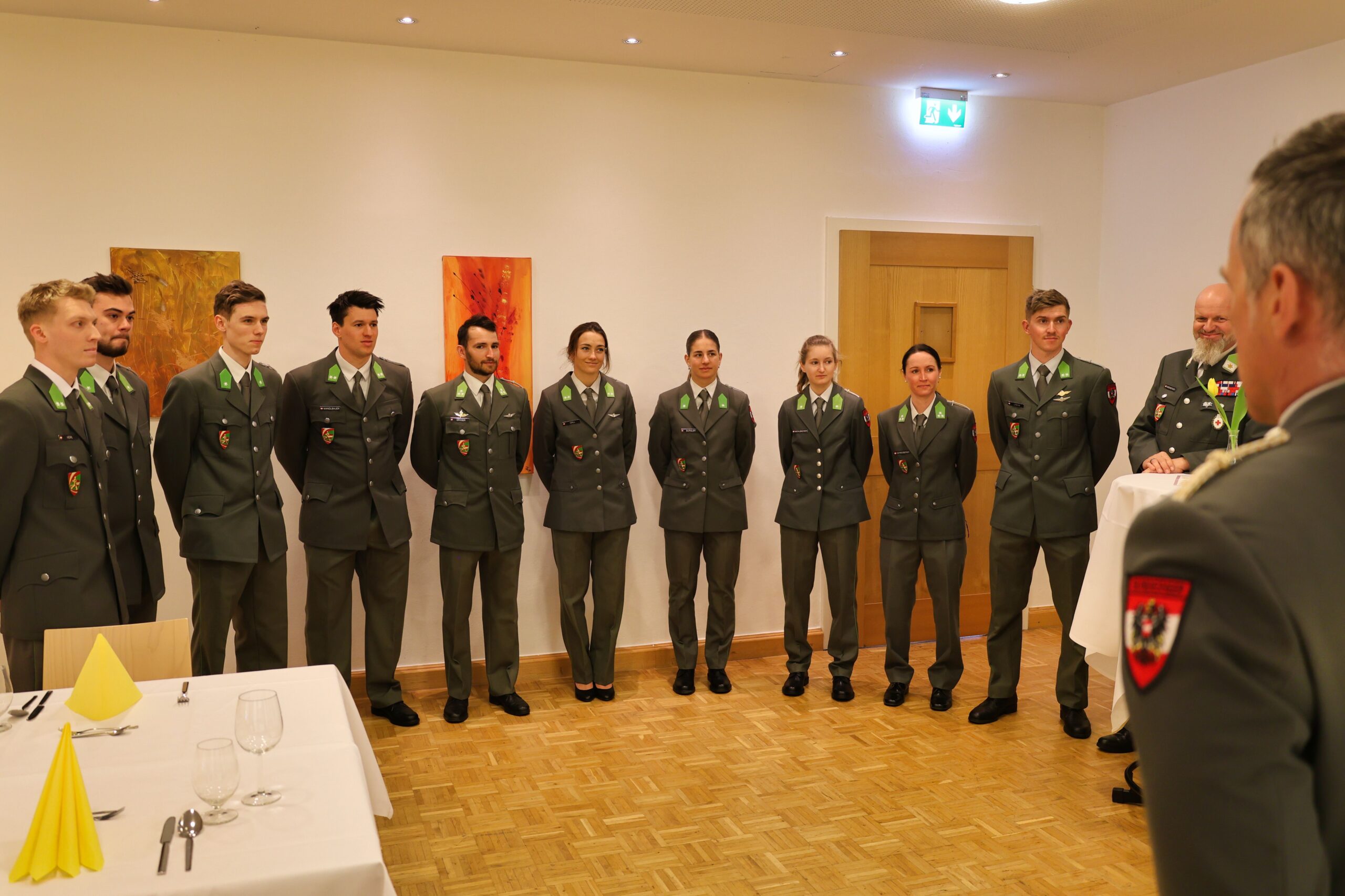 Empfang der Heeressportler bei Militärkommandant Brigadier Peter Schinnerl – ©Bundesheer/Riedlsperger Empfang der Heeressportler bei Militärkommandant Brigadier Peter Schinnerl – ©Bundesheer/Riedlsperger