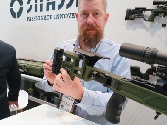 Der Klappschaft an der Strasser Ex 17 ist verstellbar. &copy;Milit&auml;r Aktuell/Bendl