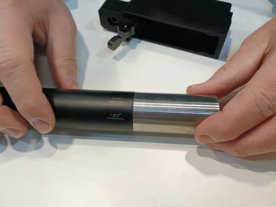 Die Indexierung am Lauf der Strasser Ex 17. &copy;Milit&auml;r Aktuell/Bendl