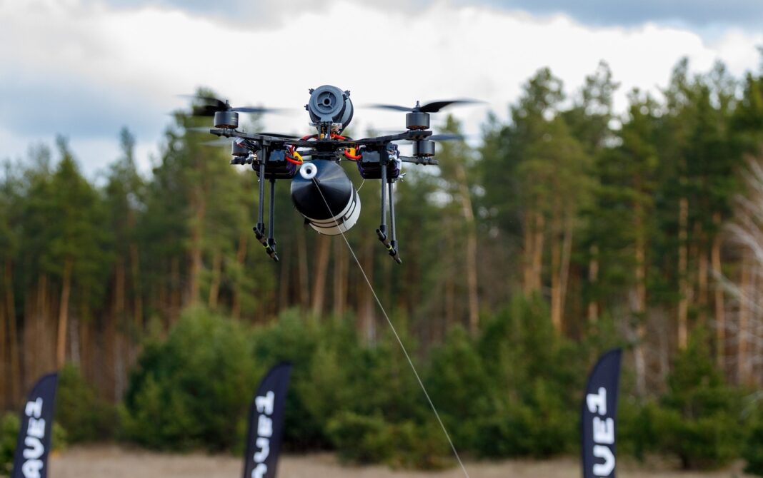 Glasfaserdrohne – ©Brave1