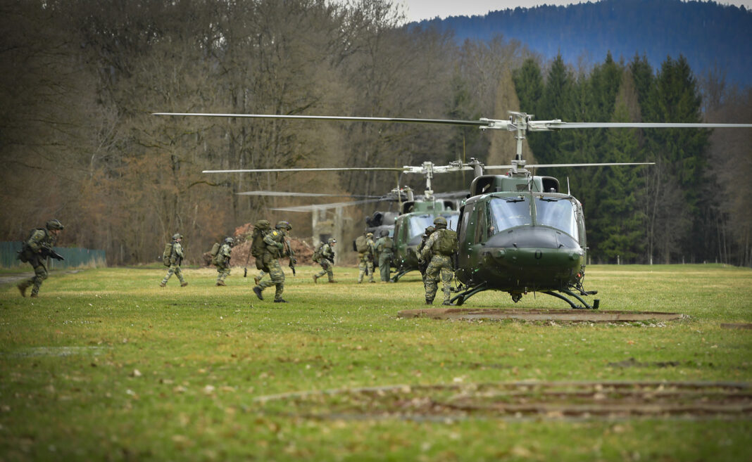 Soldaten der 7. Jägerbrigade üben – ©Bundesheer/Steinberger