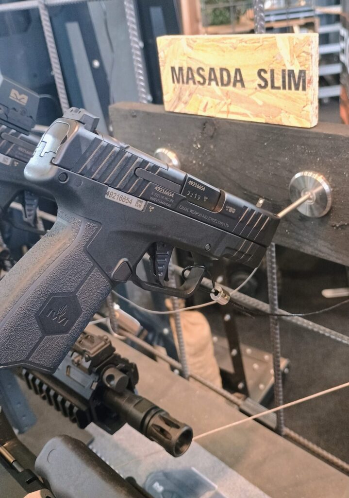 The Masada S from Israel Weapon Industries (IWI) at Enforce Tac 2025 ©Militär Aktuell/Bendl