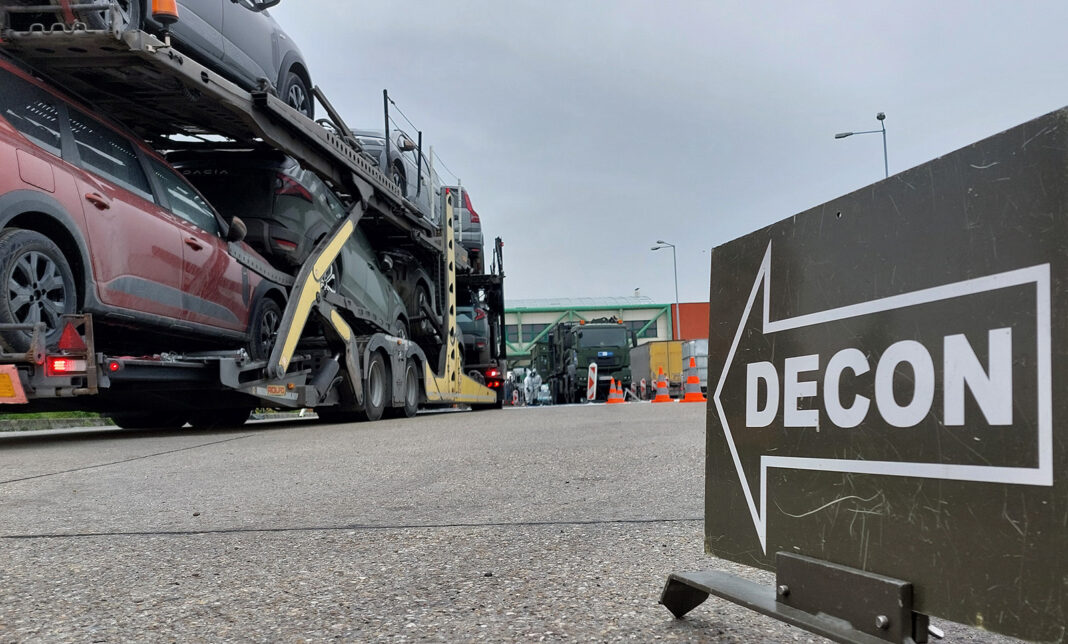 Bundesheer im Einsatz zur Bekämpfung der Maul- und Klauenseuche – ©Bundesheer/Ertl