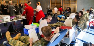 Blutspendeaktion in der Schwarzenberg-Kaserne Blutspendeaktion in der Schwarzenberg-Kaserne – ©Bundesheer/Riedlsperger