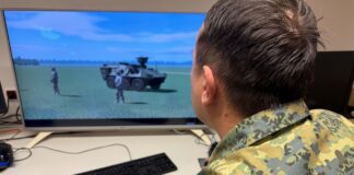 Officer training: Virtual training at the HUAk ©Bundesheer
