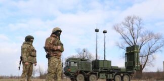 Diehl: 2,2 Milliarden Euro für Iris-T-Systeme für die Ukraine Iris-T SLM-System in der Ukraine – ©Archiv