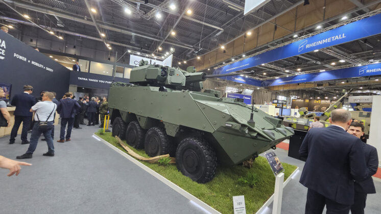 Pandur 8x8 Evo auf der IDET 2025 &ndash; &copy;Milit&auml;r Aktuell/Zacharias
