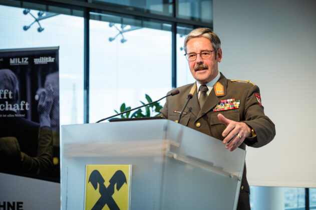 Miliz trifft Wirtschaft im Raiffeisenhaus in Wien – ©Sebastian Freiler