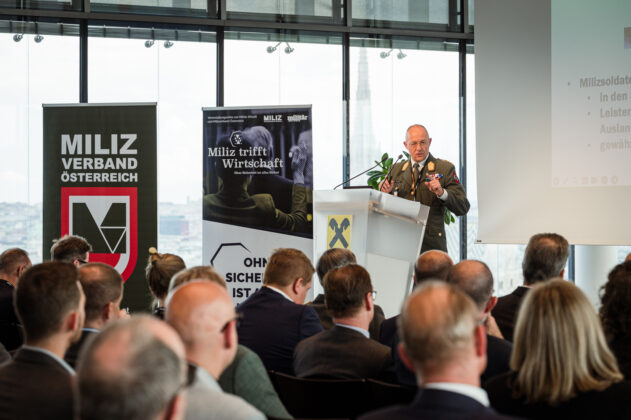 Miliz trifft Wirtschaft im Raiffeisenhaus Wien – ©Sebastian Freiler