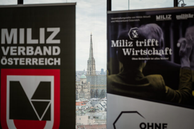 Miliz trifft Wirtschaft im Raiffeisenhaus Wien – ©Sebastian Freiler