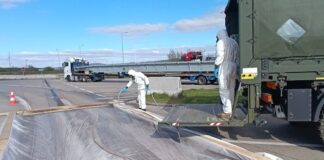 Bundesheer: Assistenzeinsatz Maul- und Klauenseuche erfolgreich beendet Seuchenteppich in Hohenau -©Bundesheer