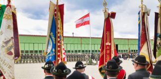 Ceremonial swearing-in ceremony in the Schwarzenberg barracks ©Wolfgang Riedlsperger