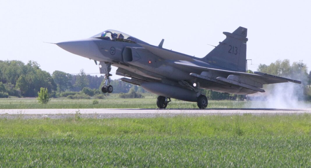 Gripen-C_Road-Ops_5__Mader Eine Gripen-C beim Start – ©Georg Mader