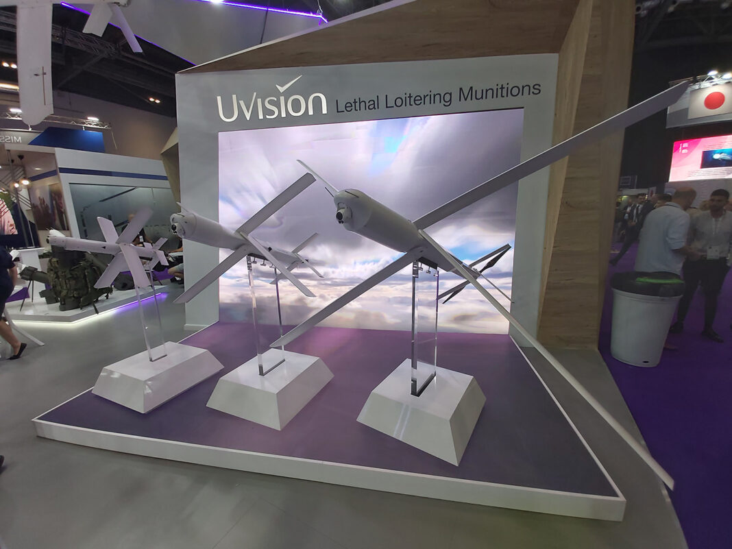 Loitering Munition Systeme auf der DSEI 2023 – ©Militär Aktuell/Zacharias