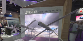Austrian Armed Forces want to procure loitering ammunition Loitering Munition Systeme auf der DSEI 2023 – ©Militär Aktuell/Zacharias