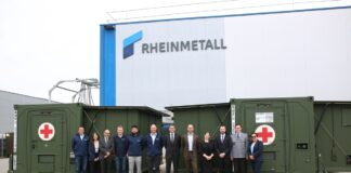 Bundeswehr receives new medical containers Rheinmetall übergibt die Container an die Bundeswehr