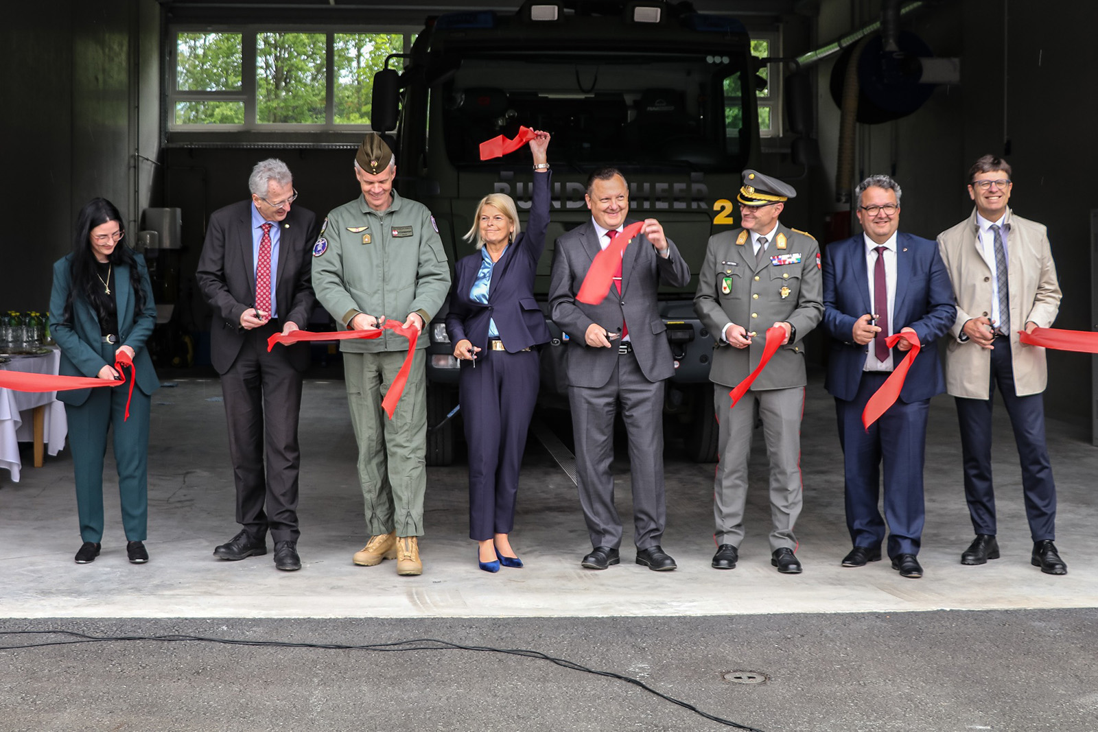 Opening of the helicopter base in Vomp - ©Bundesheer/Raggl Opening of the helicopter base in Vomp - ©Bundesheer/Raggl