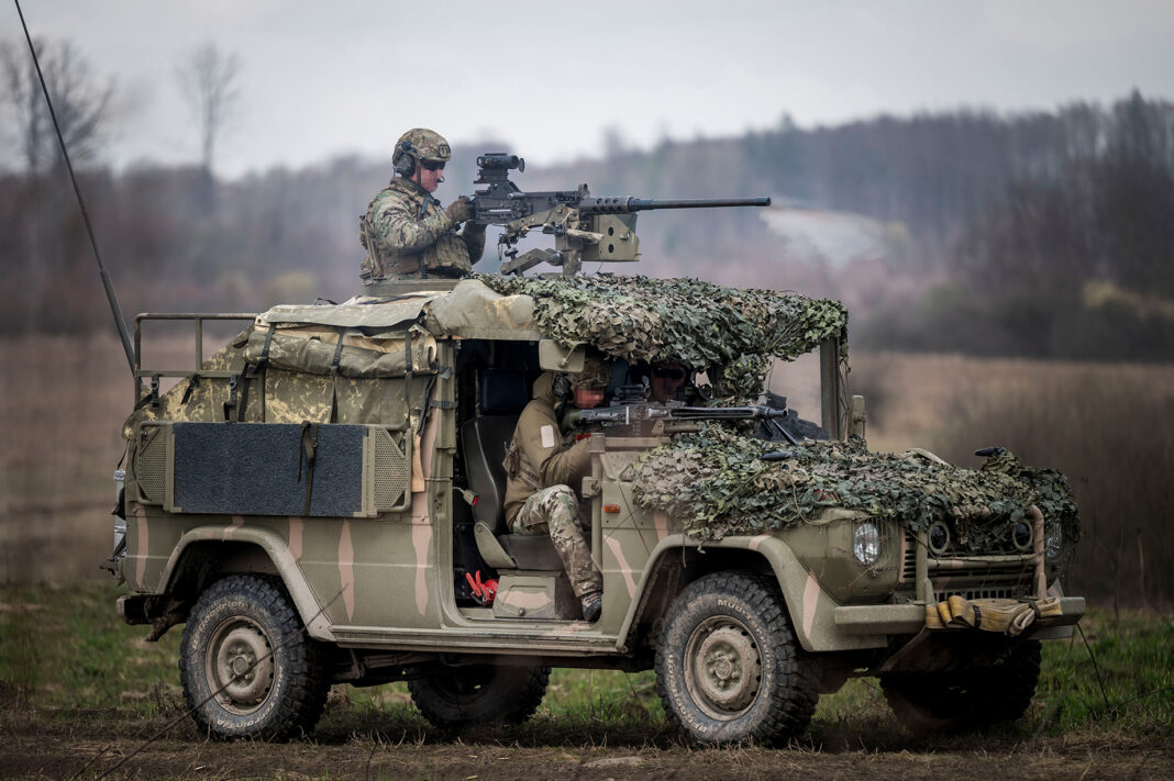 Eindrücke vom Training des Jagdkommandos in Allentsteig. 
