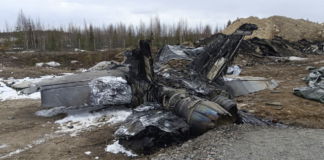 Finland: F/A-18 jet crashes near Rovaniemi Wrack eines F/A-18-Kampfjets der finnischen Luftstreitkräfte – ©Finnland MoD
