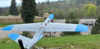 Austrian Armed Forces at loitering ammunition demo in Slovenia Drohne bei Loitering Munition & C-UAS Live Demo 2025 – ©WB Group