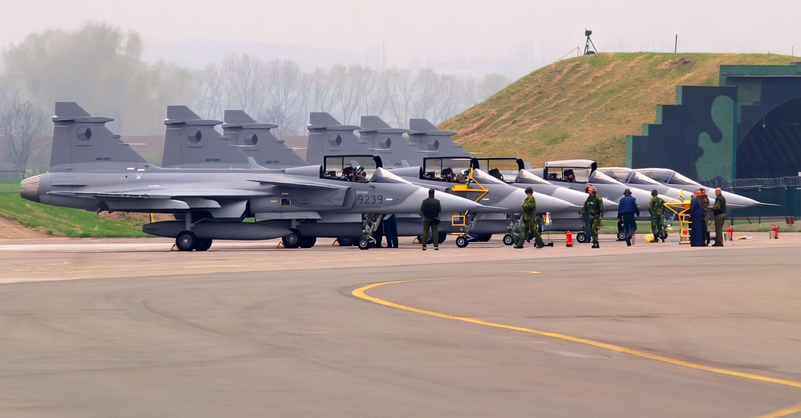 Tschechische Gripen-Kampfjets – ©Georg Mader Tschechische Gripen-Kampfjets – ©Georg Mader