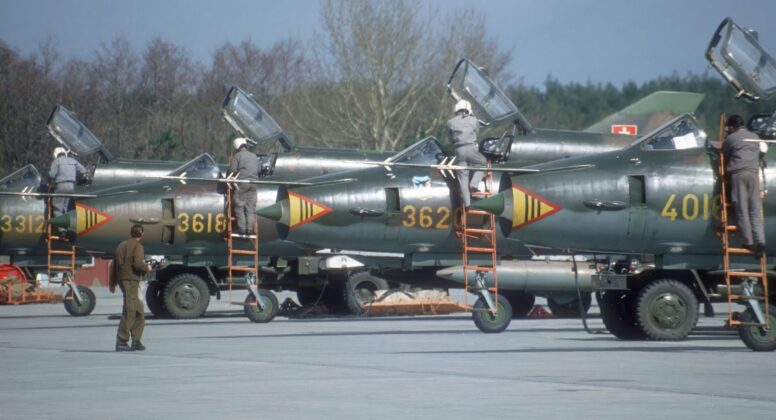 Su-22-Kampfjet mit slowakischen Hoheitszeichen &ndash; &copy;Georg Mader