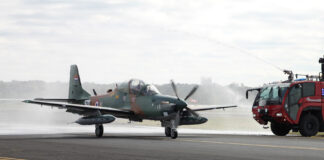 Embraer liefert vier A-29 Super Tucano an Paraguay A-29 Super Tucano kommt in Paraguay an – ©Embraer