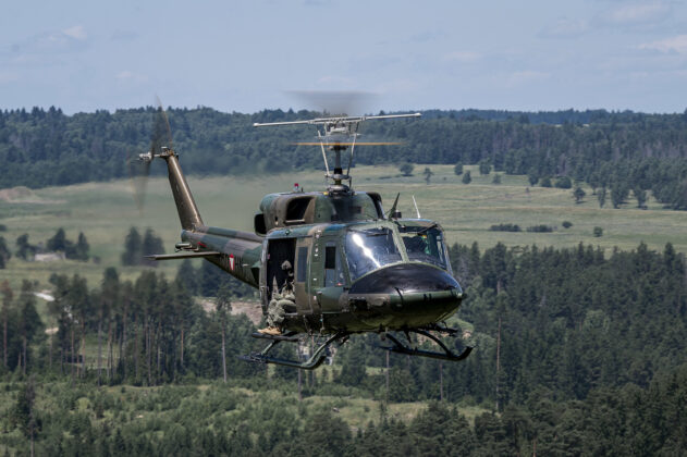 AB-212 bei der &Uuml;bung &bdquo;Waldviertel 2025&ldquo; &ndash; &copy;Bundesheer/Kulec