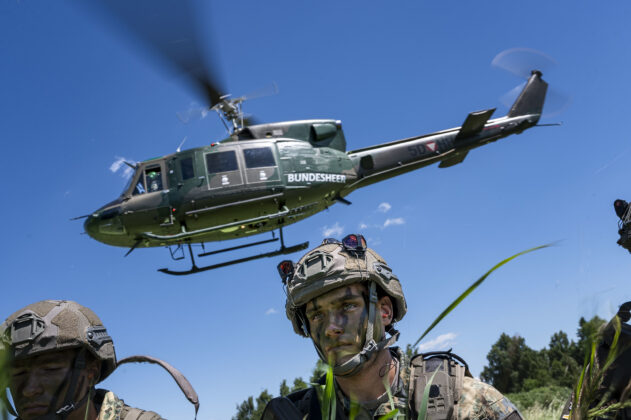 AB-212 bei der &Uuml;bung &bdquo;Waldviertel 2025&ldquo; &ndash; &copy;Bundesheer/Kulec