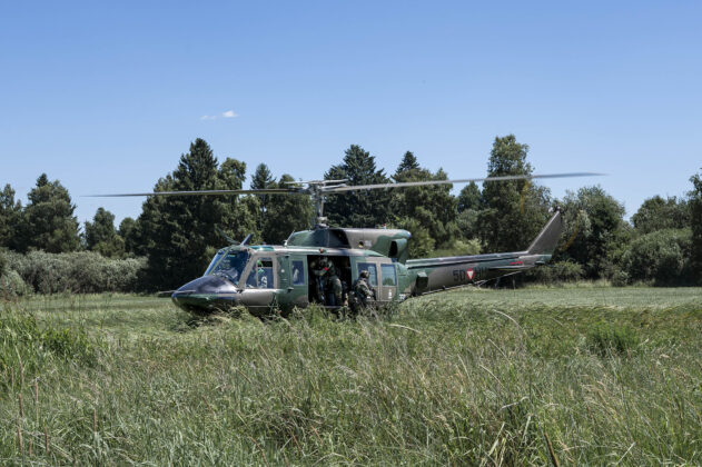 AB-212 bei der &Uuml;bung &bdquo;Waldviertel 2025&ldquo; &ndash; &copy;Bundesheer/Kulec