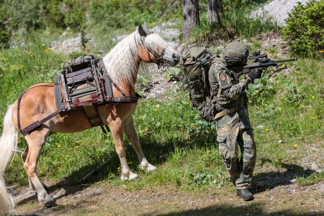 Abschlussübung im Tragtierzentrum -©Bundesheer/Steger Abschlussübung im Tragtierzentrum -©Bundesheer/Steger