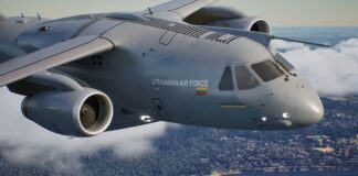 Lithuania also buys C-390M – Embraer transporter continues on course for success C-390M mit litauischen Hoheitszeichen – ©Embraer