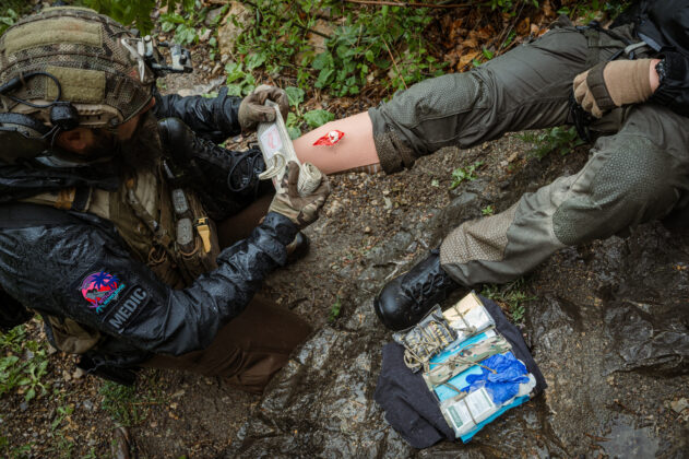 In der Anwendung: Das Trauma Burrito von Black Trident. &copy;Sebastian Freiler