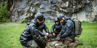 Med Check: Taktische Erste-Hilfe-Ausrüstung im Test Beim großen Szenarientraining und Ausrüstungstest mit Johannes Kouba und dem Team von Critical Knowledge. ©Sebastian Freiler