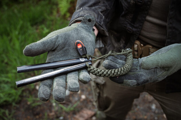 Der Zündstahl Goliath von Origin Outdoors. ©Sebastian Freiler