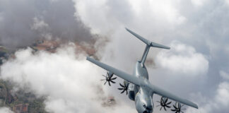 Airbus verpasst deutschen A400M Elbit-Selbstschutzsysteme A400M der Bundeswehr – ©Airbus
